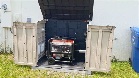 generator storage enclosure